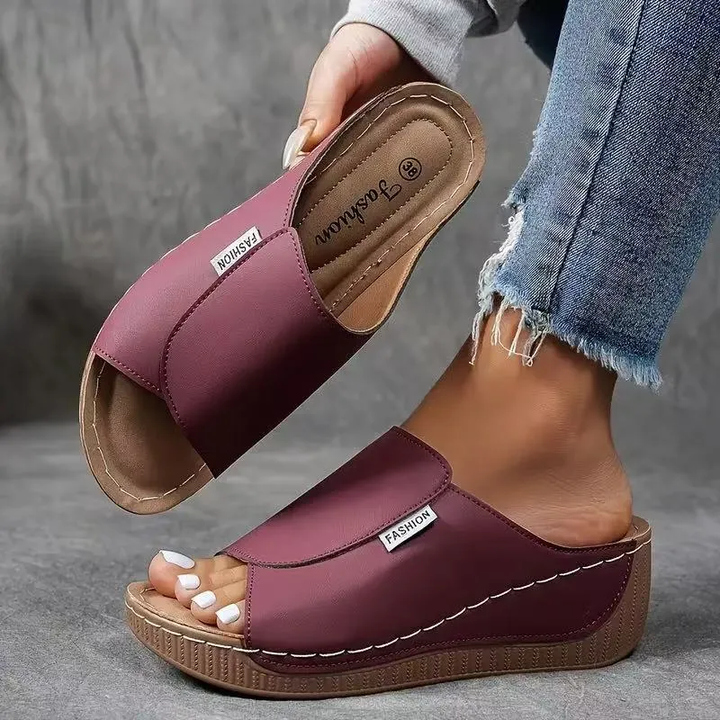 💥 50% off! 🎉🔥 2025 Women's leisure mules with wedge heel
