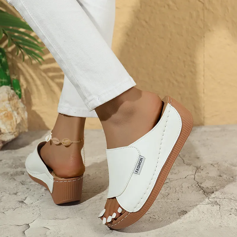 💥 50% off! 🎉🔥 2025 Women's leisure mules with wedge heel