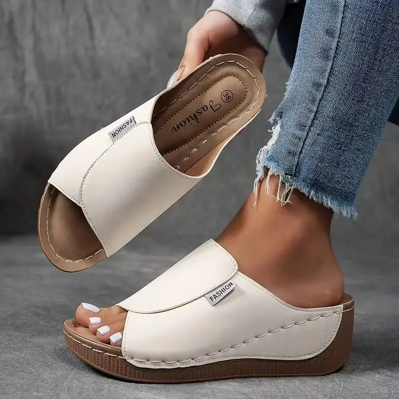 💥 50% off! 🎉🔥 2025 Women's leisure mules with wedge heel