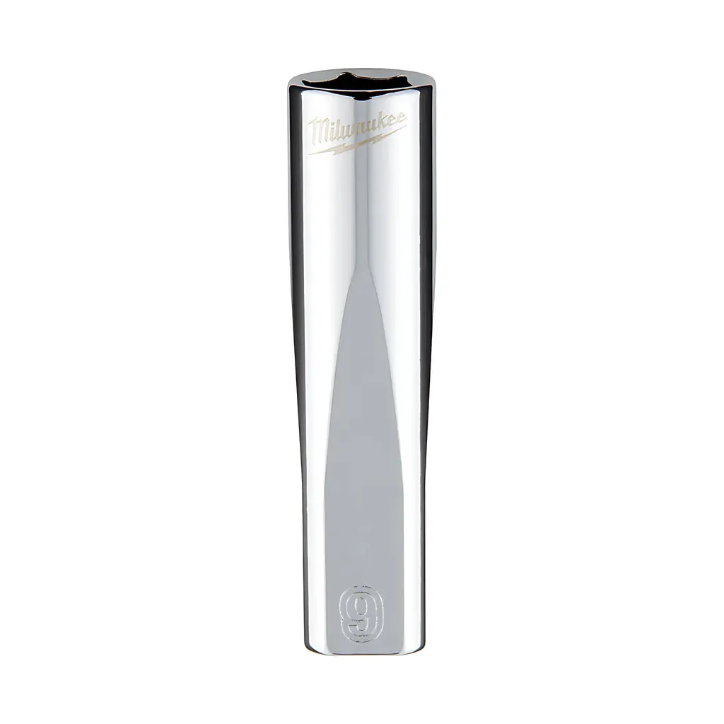 1/4 in. Drive 9mm Metric 6-Point Deep Socket