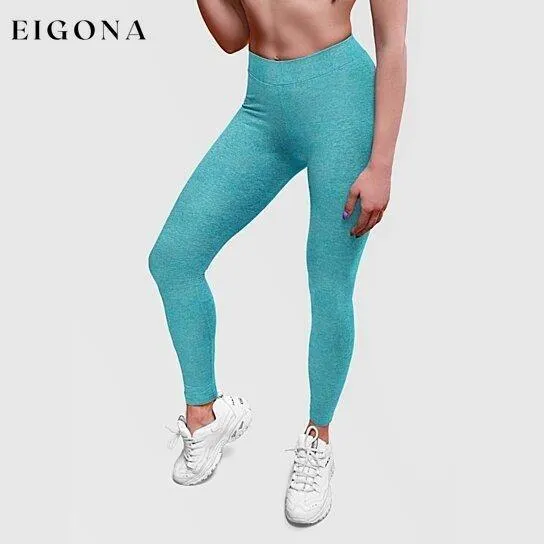 2-Pack: Women's Space Dye Seamless Ankle Length Lightweight Leggings