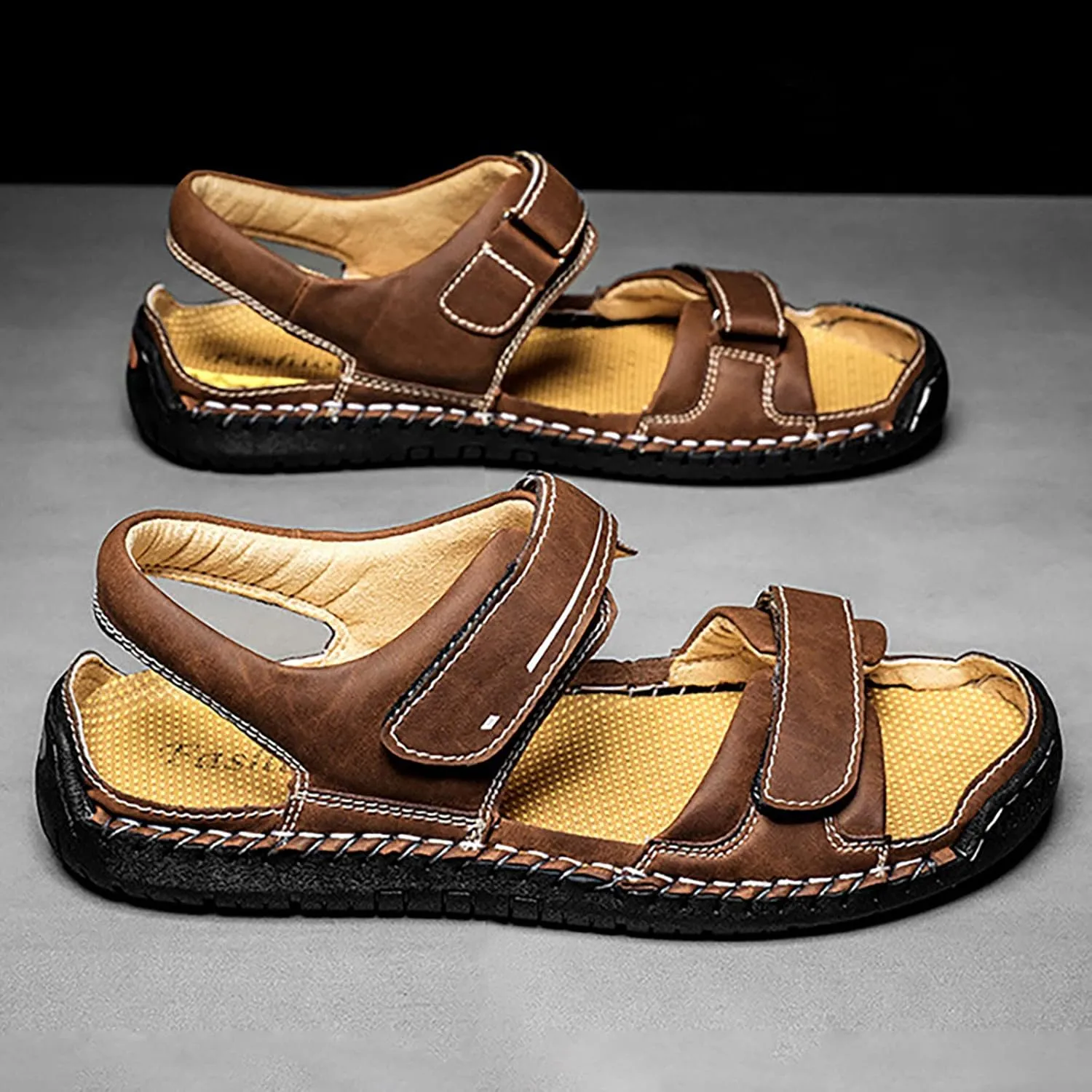 2025 New Summer Sandals Men's Breathable Daily Sports Beach Outdoor Shoes Hollow Out Shoes