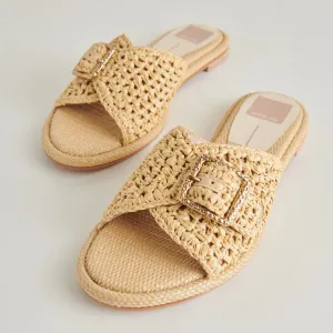 Alfonzo Sandals-Natural Raffia