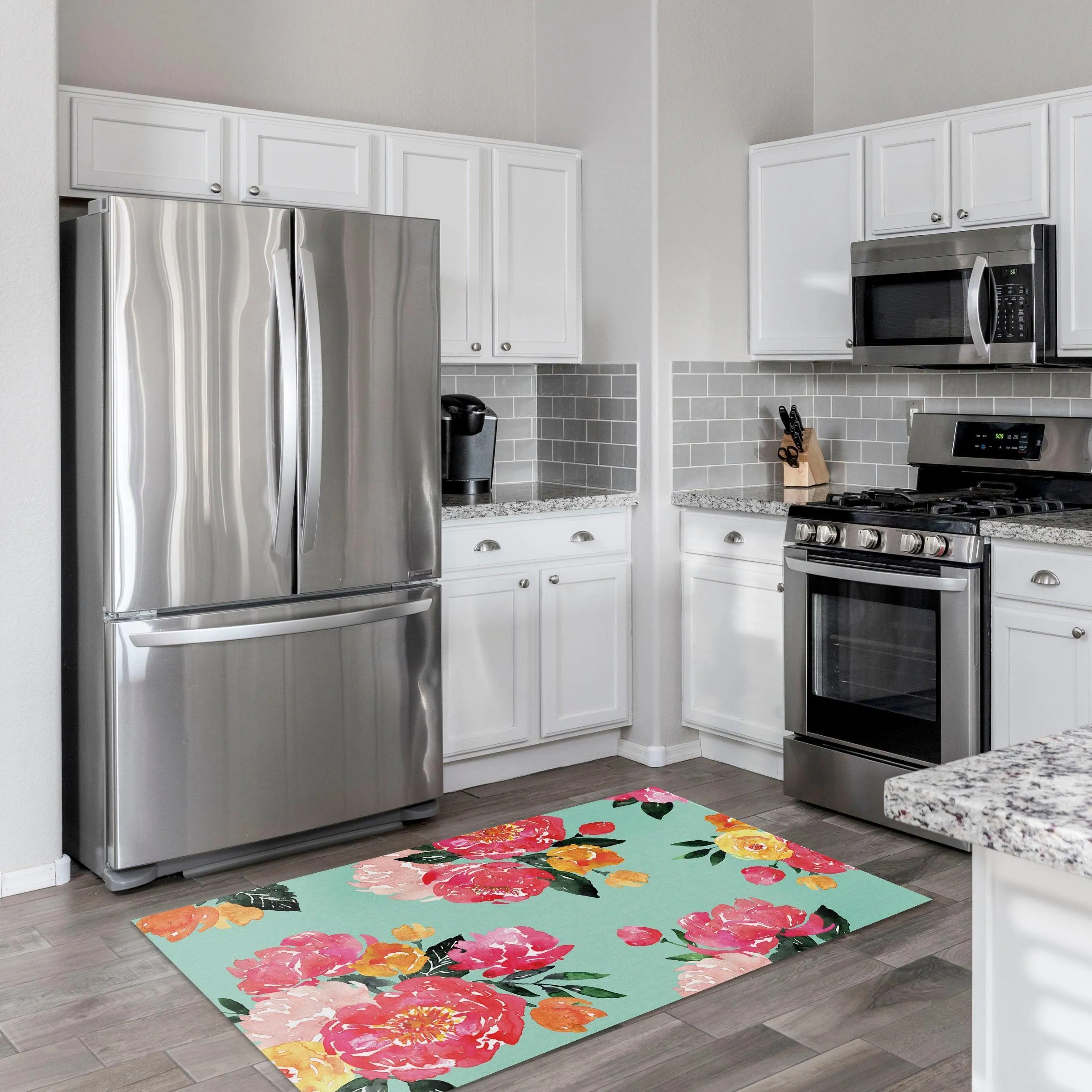 Anna FloorFlat | Aqua - Premium Vinyl Mat