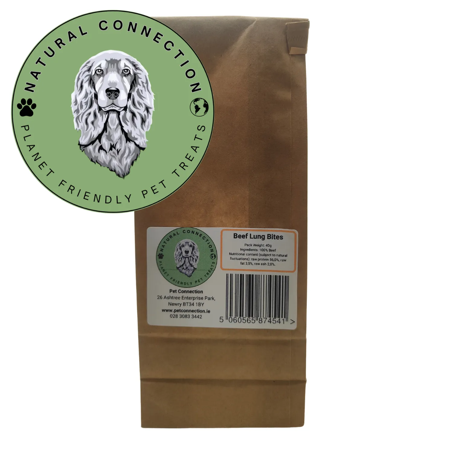 Beef Lung Bite Trainers | Meaty Bitesize Crunch Treats by Natural Connection
