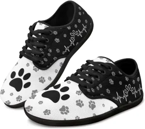 Binienty Barefoot Shoes Women Men Zero Drop Sneakers Comfortable Lace Up Walking Shoes for Daily Sports