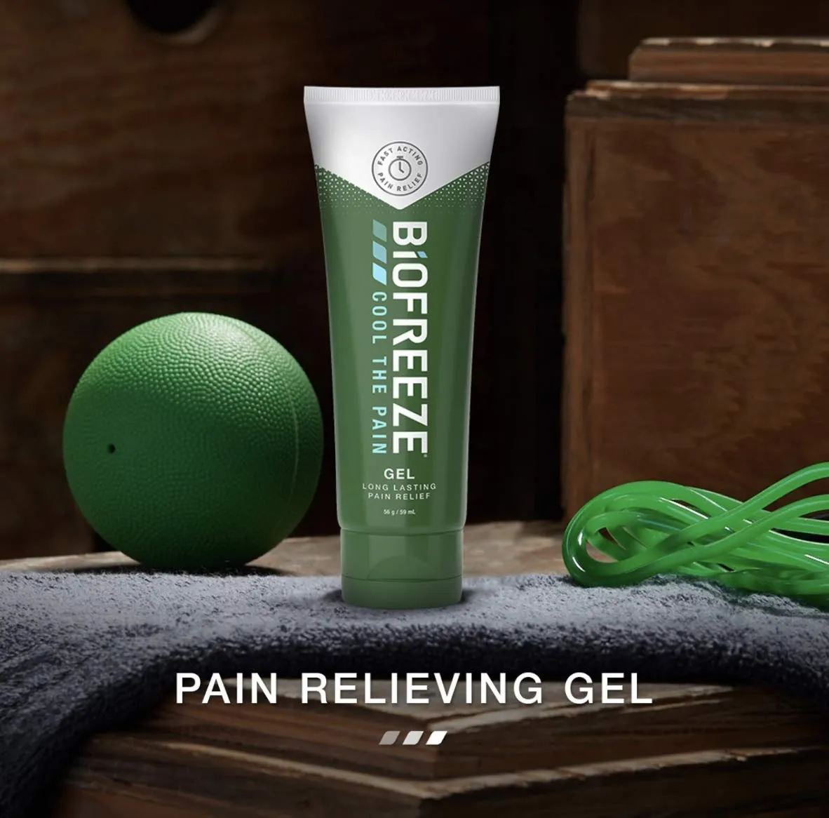 Biofreeze Pain Reliever Gel, 59ml Gel, Cooling Topical Analgesic for Muscle, Joint, Arthritis, & Back Pain, Relief for Sore Muscles, On the Go Use, Clinic & Home, Free of Ibuprofen 59 ml (Pack of 1) Pack of 1