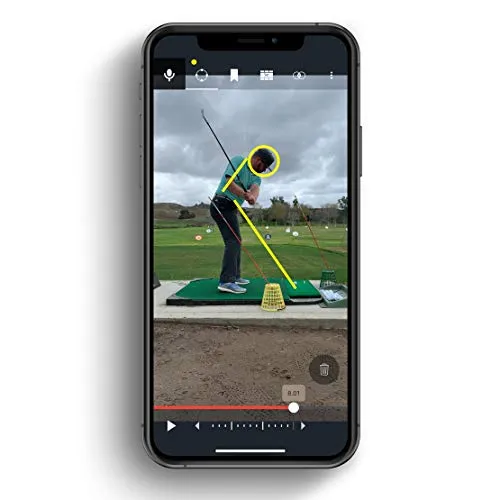 Blast Motion Golf Swing Analyzer I Captures Putting, Full Swing, with NEW Short Game and Bunker Modes I Slo-Mo Video Capture I App Enabled, iOS and Android Compatible (900-00036)
