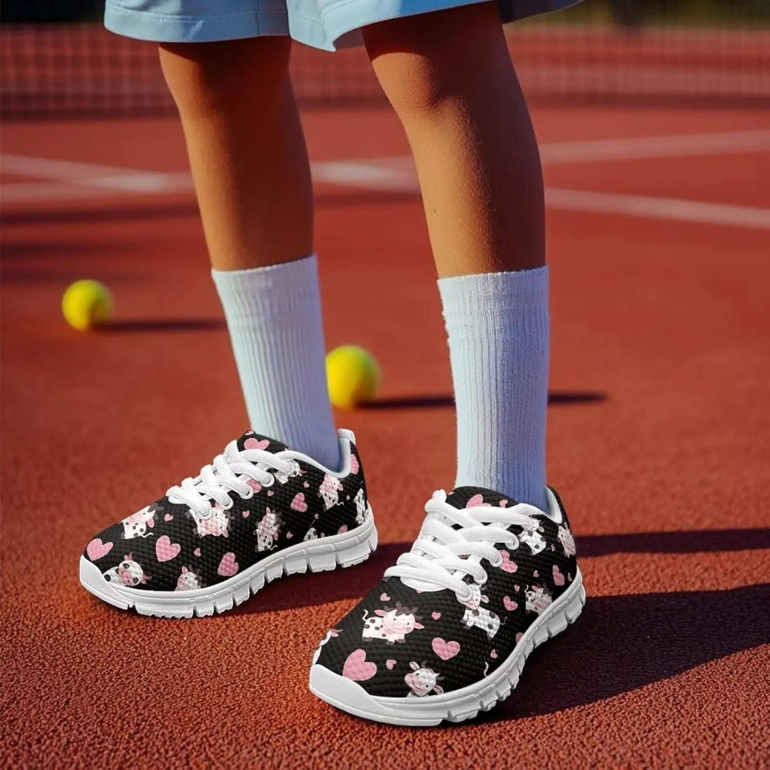 Boys Girls Sneakers Breathable Mesh Tennis Shoes Animal Sports Shoes Non Slip Comfortable Casual Walking Running Shoes US 11-5
