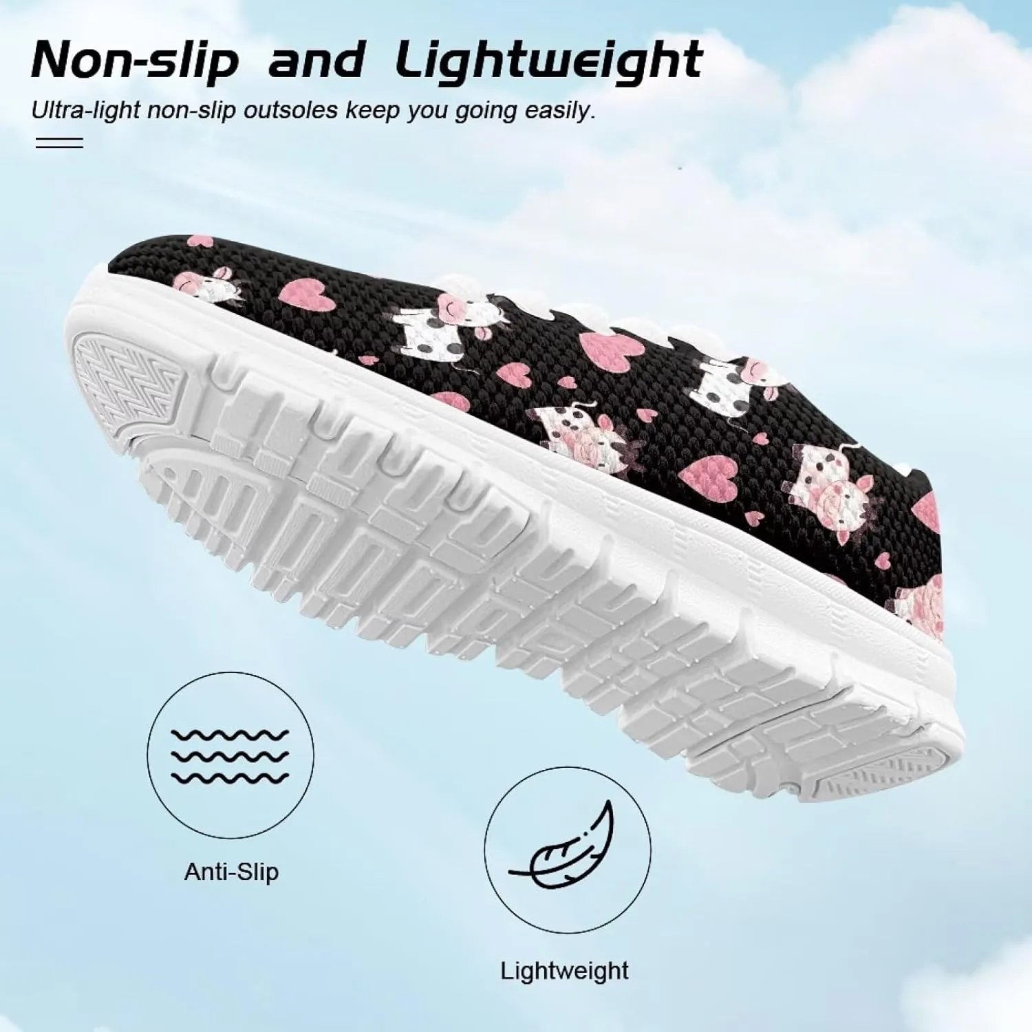 Boys Girls Sneakers Breathable Mesh Tennis Shoes Animal Sports Shoes Non Slip Comfortable Casual Walking Running Shoes US 11-5