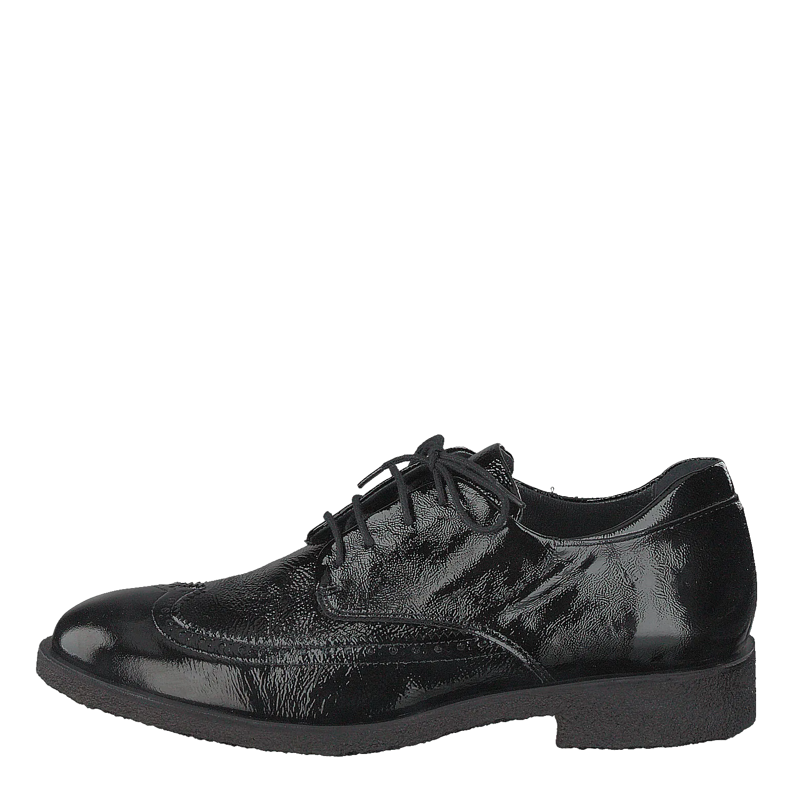 Brogues W. Cap-toe And Laces Black Patent