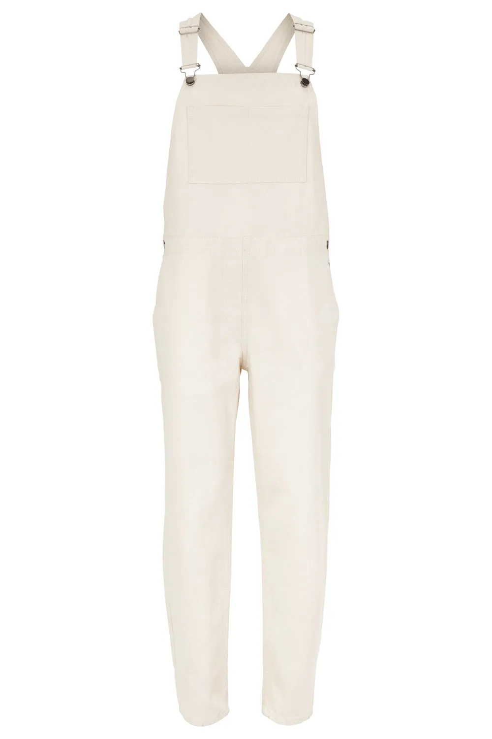 Brooklyn Twill Dungarees, S white