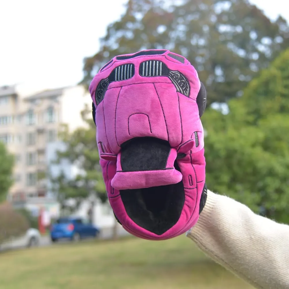 Car Shape Plush Slippers