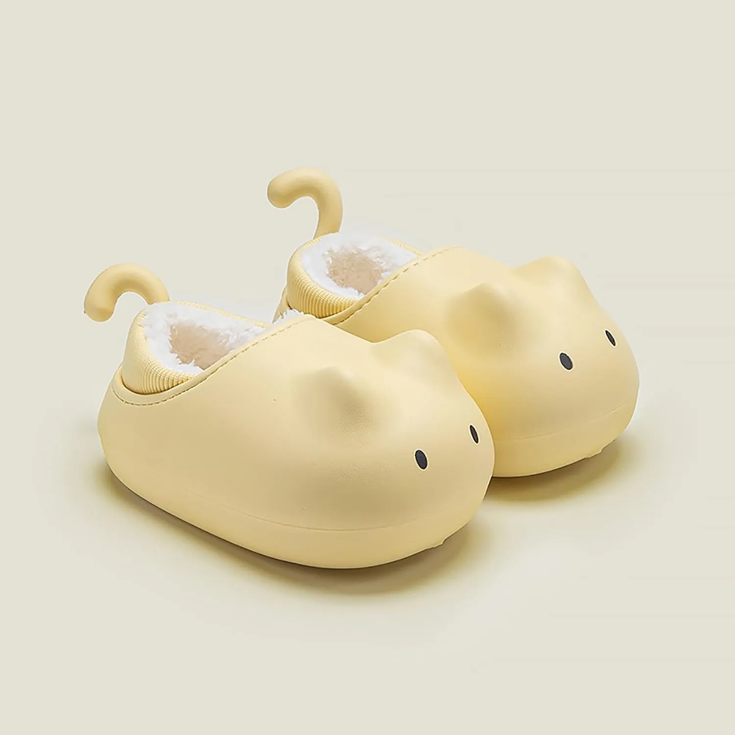 Children Warm Cotton Home Shoes Kids Indoor Slippers Cute Animal Plush Indoor Outdoor House Shoes Winter House Shoes