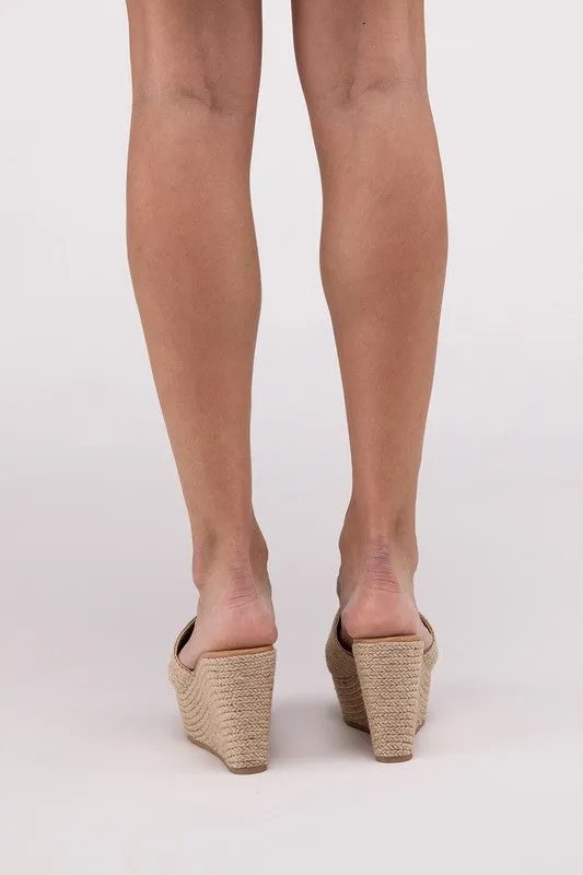 Cocoa Beach Bounty-S Wedge Platform Heels - BP