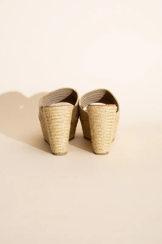 Cocoa Beach Bounty-S Wedge Platform Heels - BP