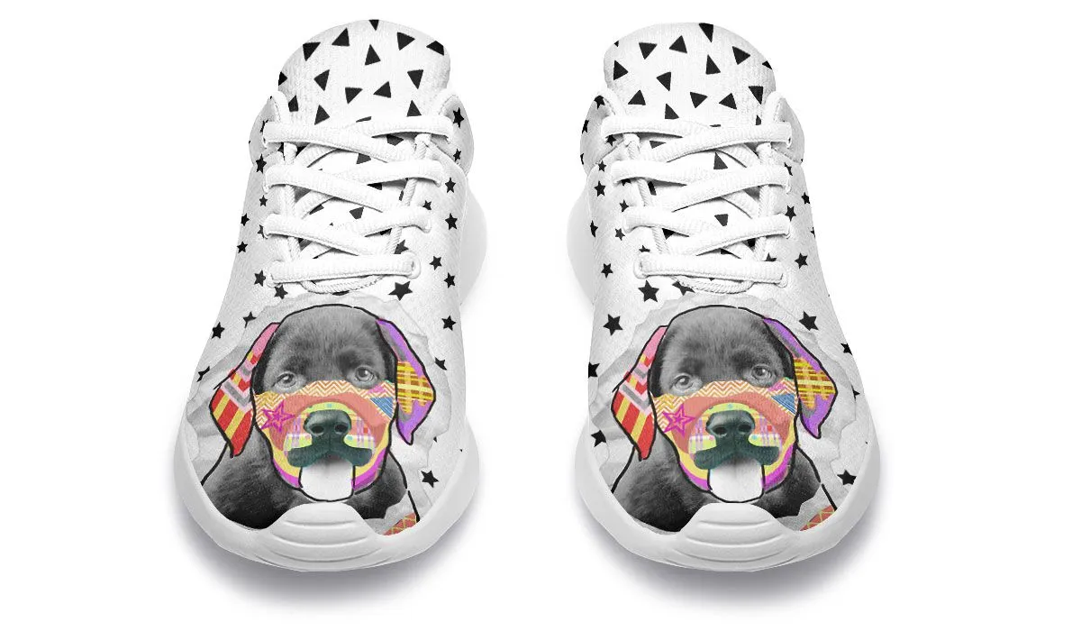 Collage Pup Black Lab Sneakers