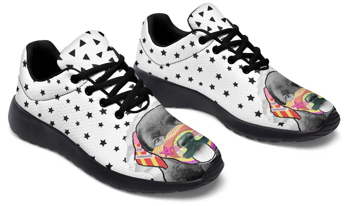 Collage Pup Black Lab Sneakers