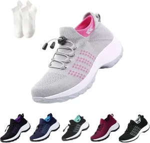 Comfortwear Ortho Shoes for Women Plantar Fasciitis, Orthopedic Sneakers Breathable Women Walking Shoes Slip on Shoes