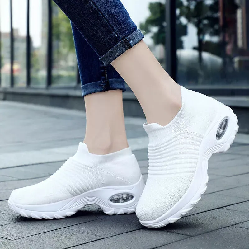 CushionStep™ Women's Slip-On Orthopedic Shoes | Air Cushion Comfort, Breathable Mesh & Non-Slip Sole for Everyday Wear and Active Lifestyle