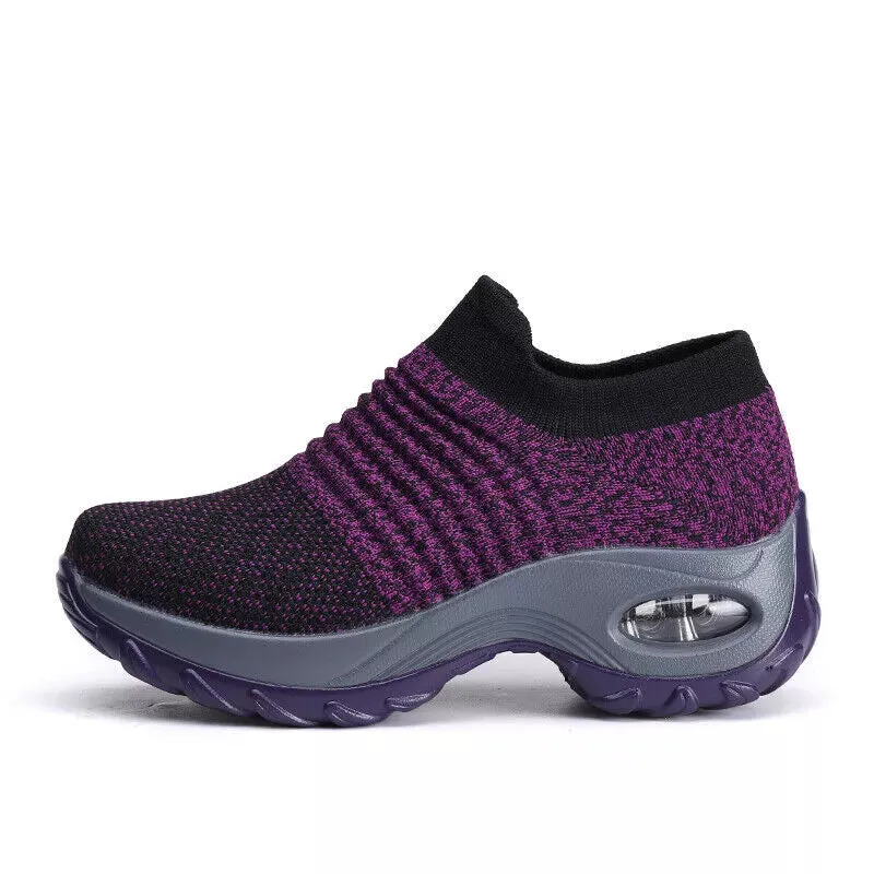 CushionStep™ Women's Slip-On Orthopedic Shoes | Air Cushion Comfort, Breathable Mesh & Non-Slip Sole for Everyday Wear and Active Lifestyle