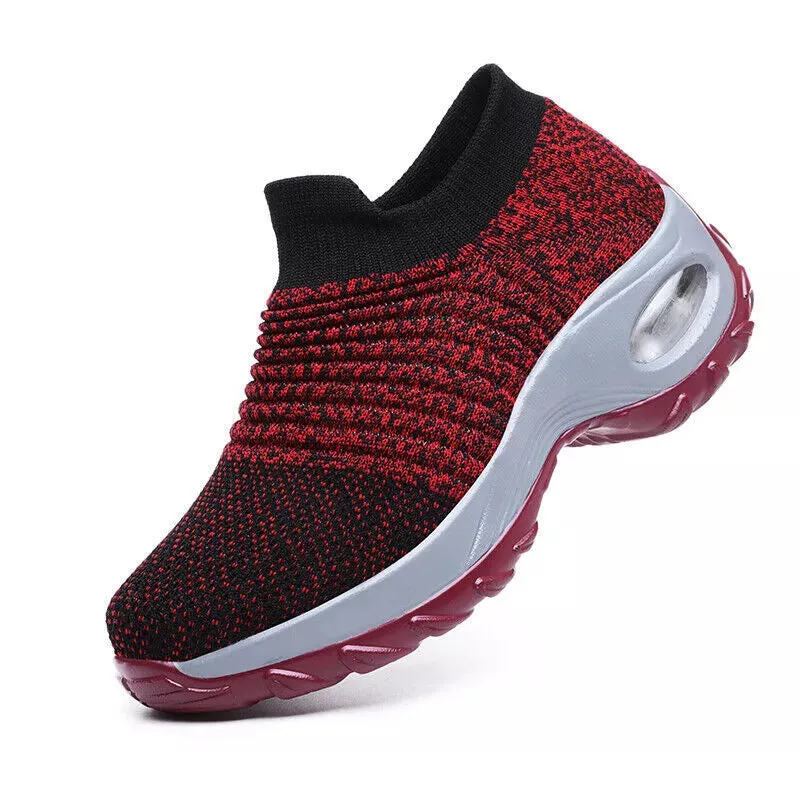 CushionStep™ Women's Slip-On Orthopedic Shoes | Air Cushion Comfort, Breathable Mesh & Non-Slip Sole for Everyday Wear and Active Lifestyle