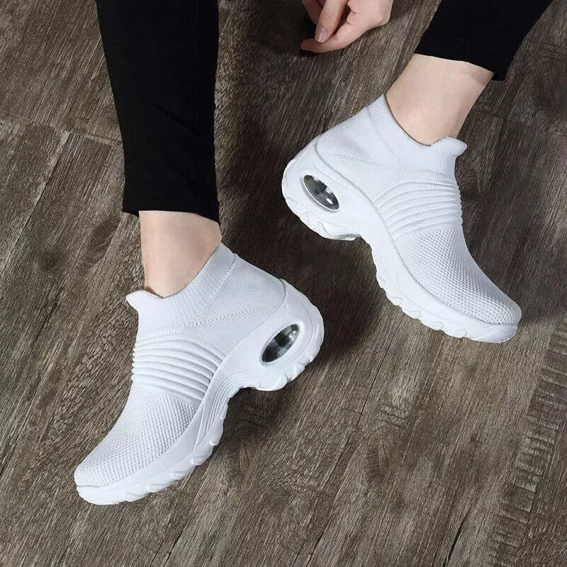 CushionStep™ Women's Slip-On Orthopedic Shoes | Air Cushion Comfort, Breathable Mesh & Non-Slip Sole for Everyday Wear and Active Lifestyle