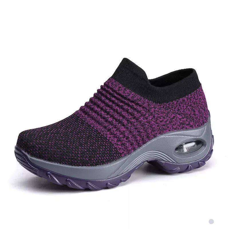CushionStep™ Women's Slip-On Orthopedic Shoes | Air Cushion Comfort, Breathable Mesh & Non-Slip Sole for Everyday Wear and Active Lifestyle