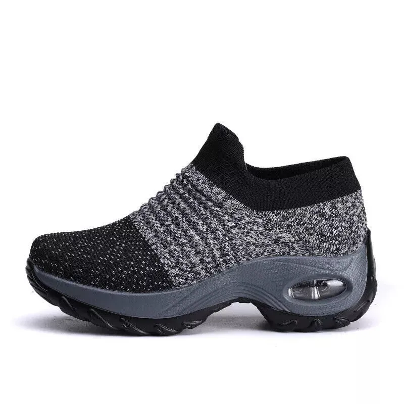 CushionStep™ Women's Slip-On Orthopedic Shoes | Air Cushion Comfort, Breathable Mesh & Non-Slip Sole for Everyday Wear and Active Lifestyle