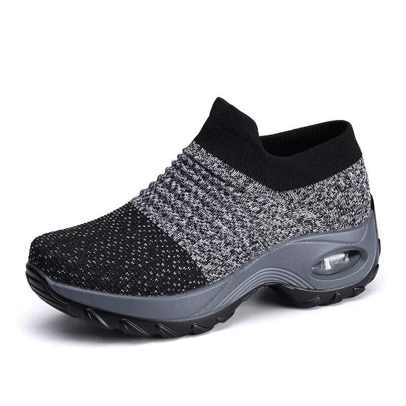CushionStep™ Women's Slip-On Orthopedic Shoes | Air Cushion Comfort, Breathable Mesh & Non-Slip Sole for Everyday Wear and Active Lifestyle