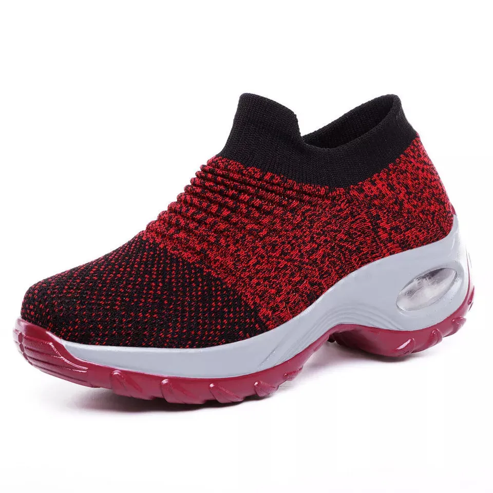 CushionStep™ Women's Slip-On Orthopedic Shoes | Air Cushion Comfort, Breathable Mesh & Non-Slip Sole for Everyday Wear and Active Lifestyle