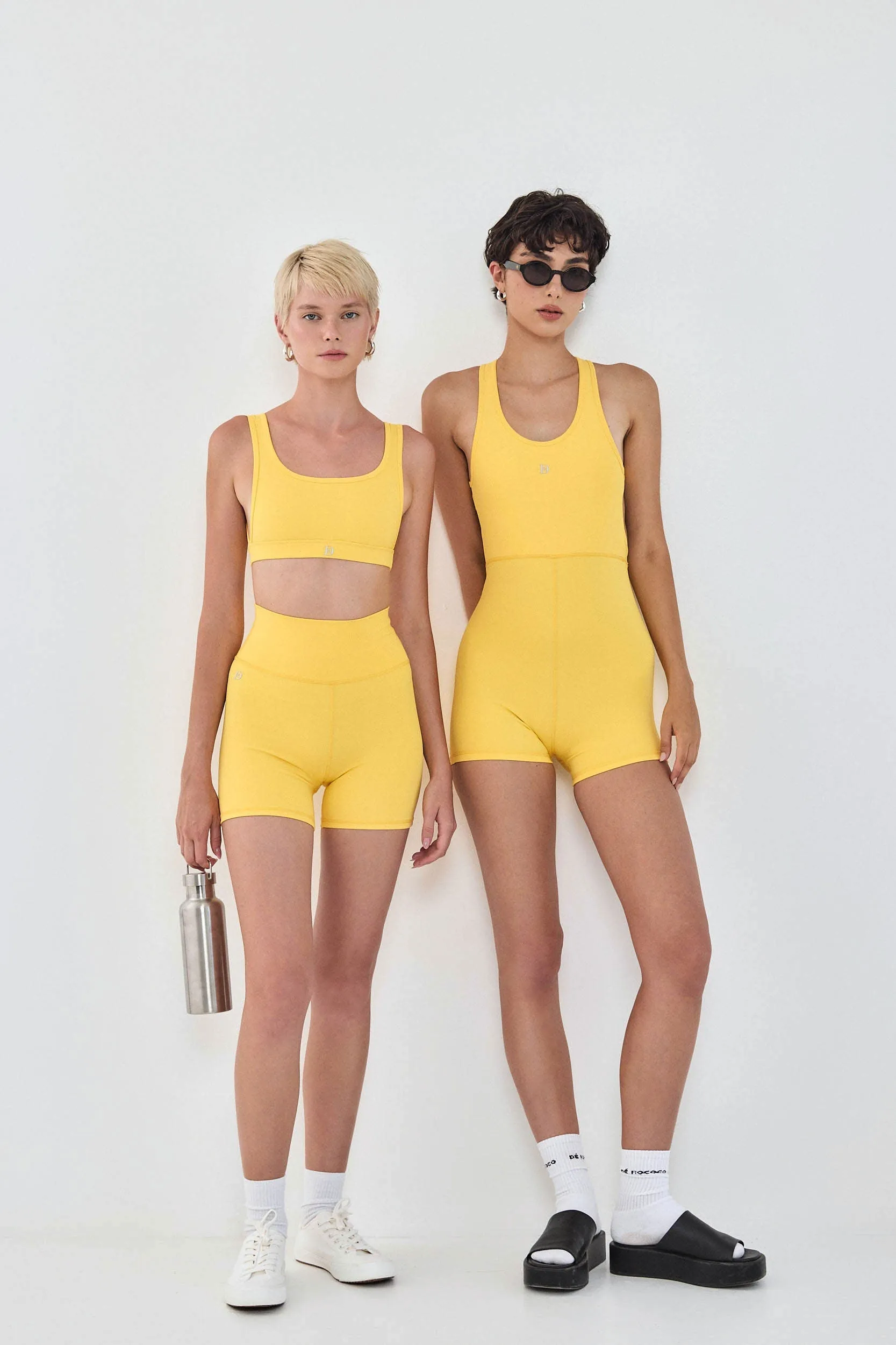 Dé Open Back Short Jumpsuit
