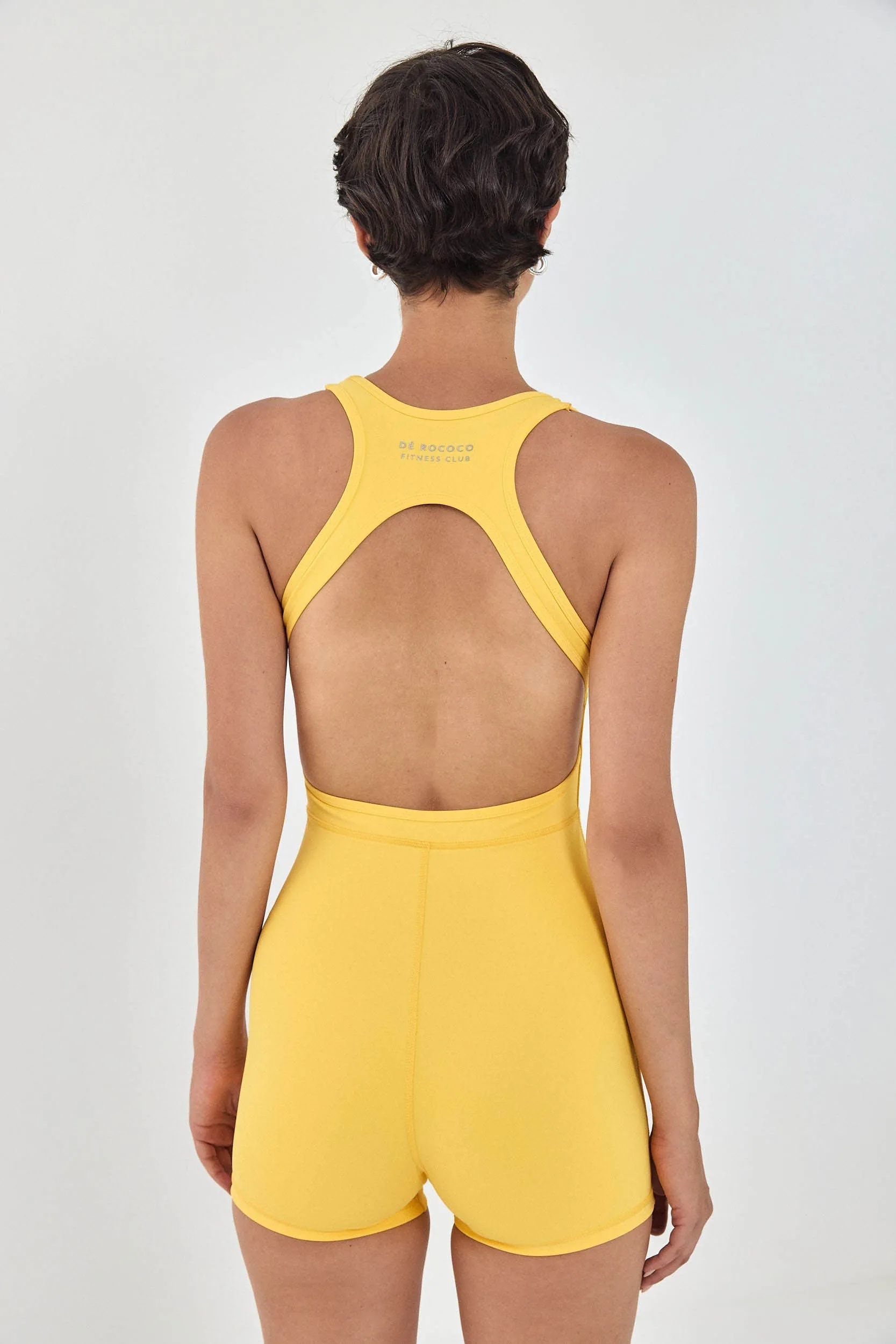 Dé Open Back Short Jumpsuit