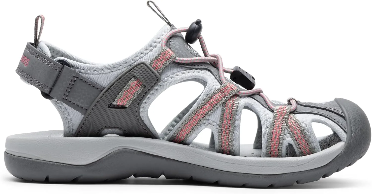 DREAM PAIRS Women's Hiking Sandals Adventurous Summer Sports Shoes Outdoor