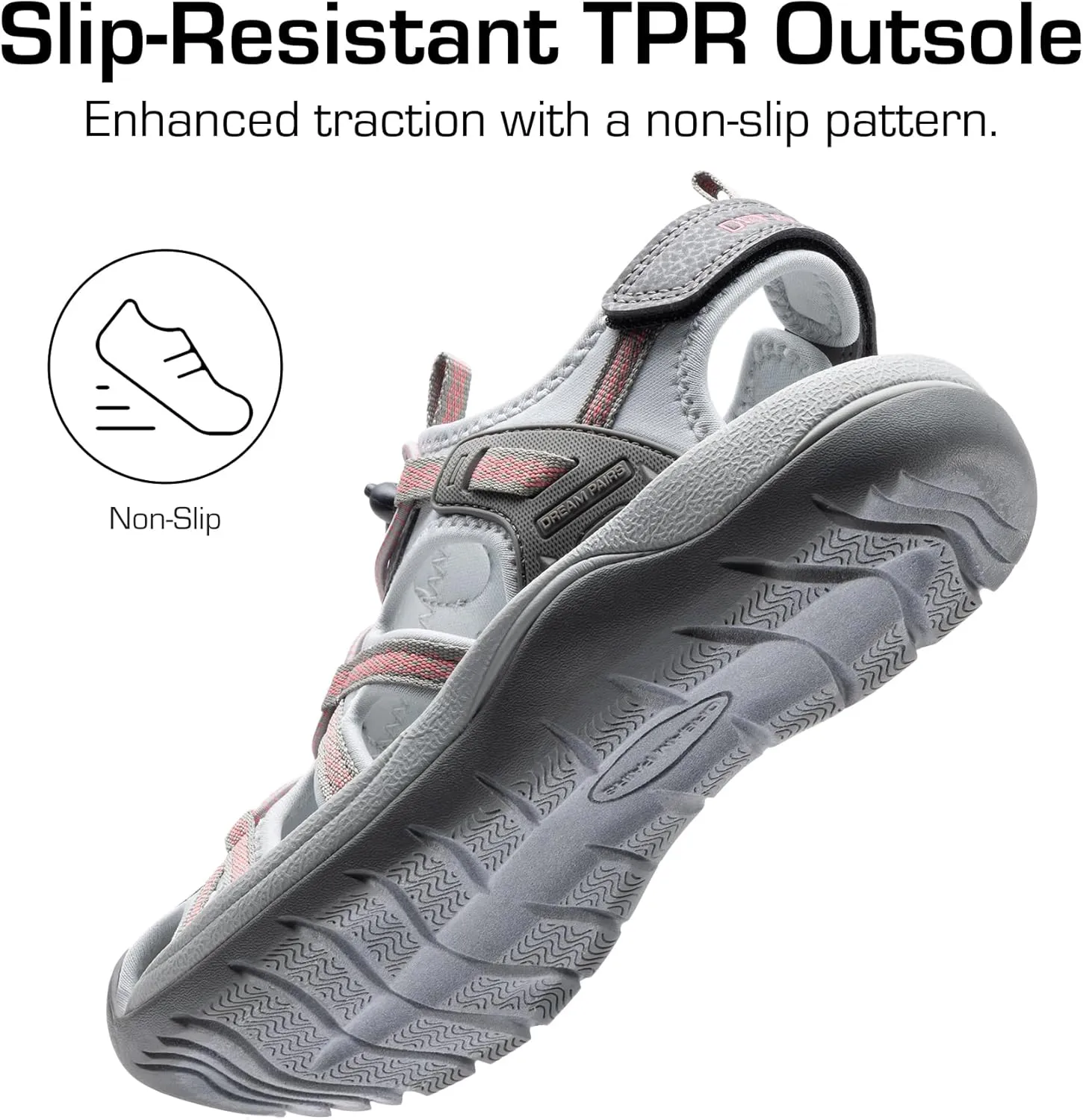 DREAM PAIRS Women's Hiking Sandals Adventurous Summer Sports Shoes Outdoor