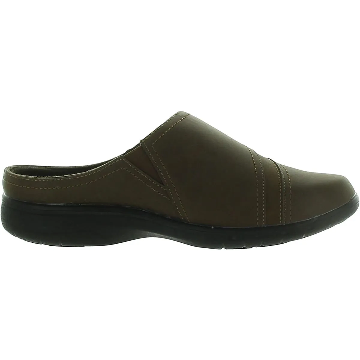 Easy Street Womens Faux Leather Slip On Clogs