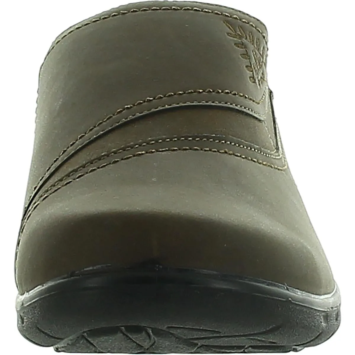 Easy Street Womens Faux Leather Slip On Clogs