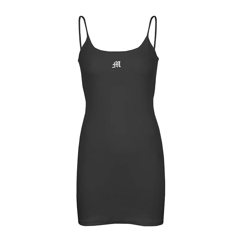 Embroidered Sexy Bodycon Mini Dress