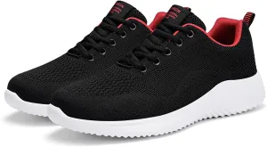 Fashion Sneakers Shoes Fashion Men Mesh Mountaineering Casual Sport Shoes Lace Up Solid Color Running Breathable Soft