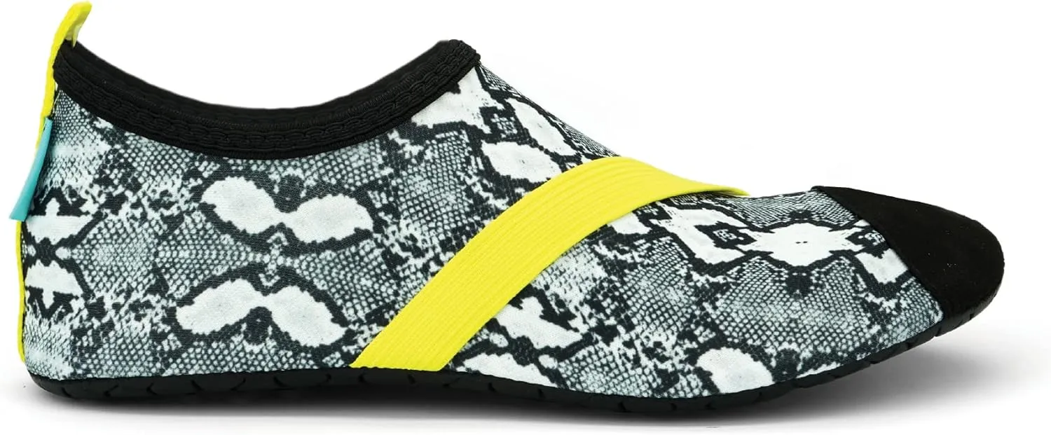 FITKICKS Original Women's Foldable Active Lifestyle Minimalist Footwear Barefoot Yoga Sporty Water Shoes