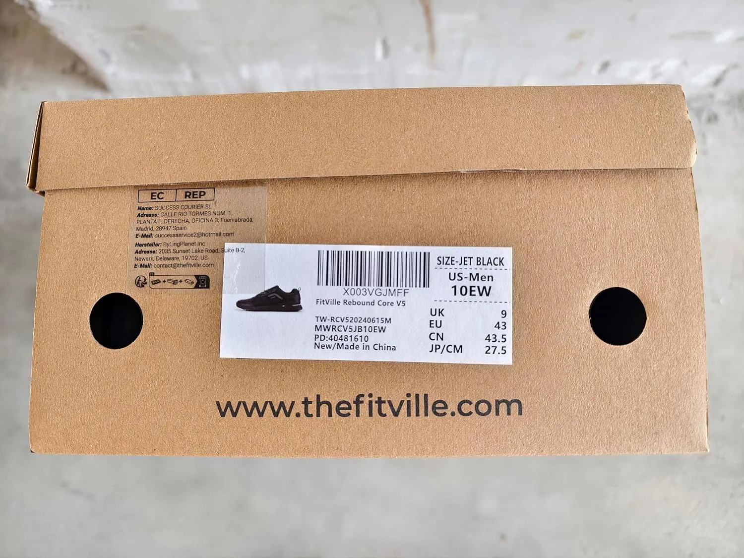 FitVille Men's Walking Shoes Wide Width, Wide Sneakers with Arch Support Orthopedic Shoes for Plantar Fasciitis Flat Feet Heel Pain Relief - Rebound Core V5