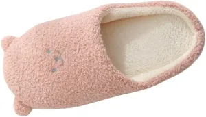 Gibobby Womens Slippers,House Slippers Cute Bear Memory Foam Fluffy Soft Fuzzy Slippers Slip on Warm Shoes