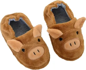 Girls 4 Slippers 1 6 Years Old Children Winter Home Package Root Warm Plush Pig Cotton Slippers Sandals Size 2