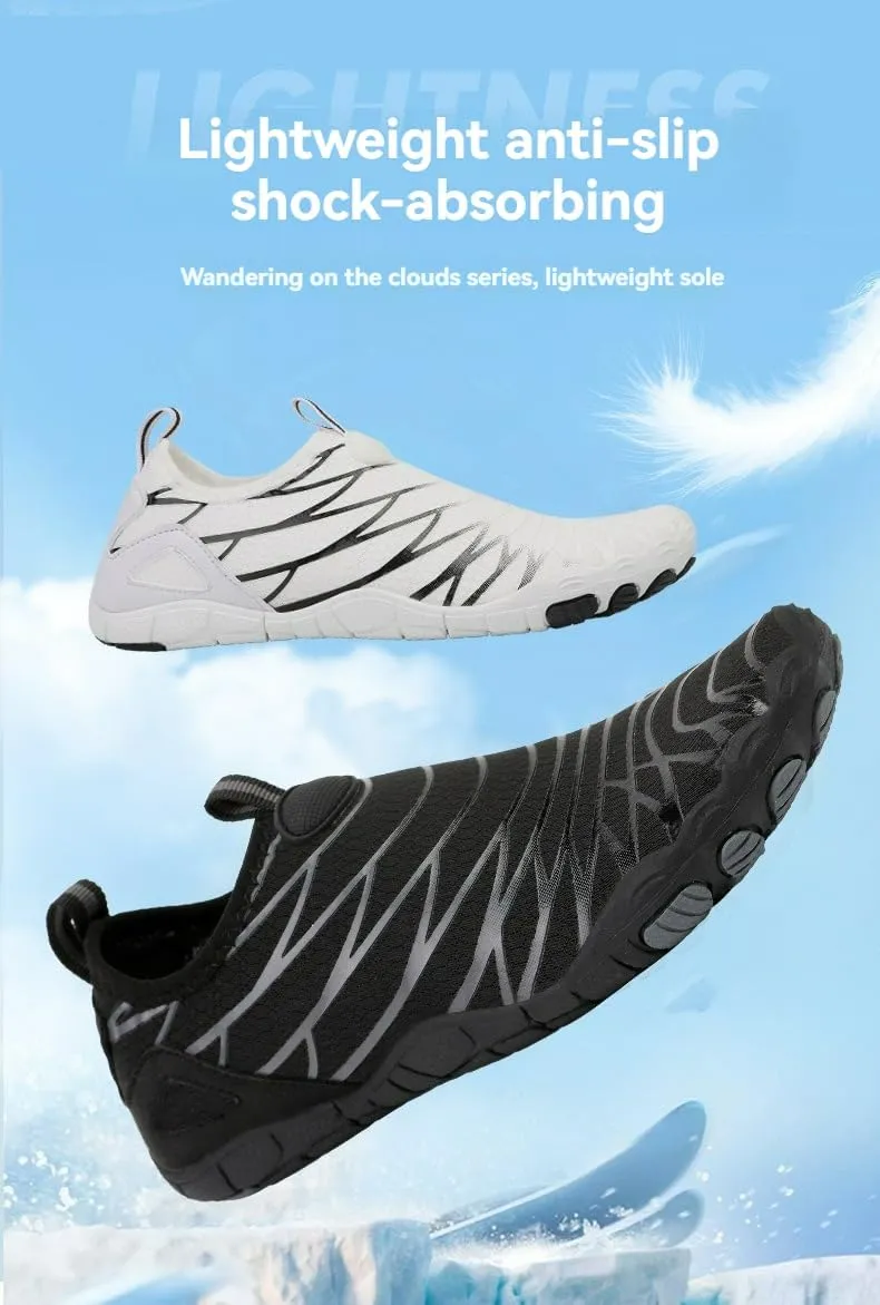 Grounded Footwear Barefoot Shoes Women Men, Hike Barefoot Pro Shoe with Wide Toe Box Healthy & Non-Slip Shoes Unisex Waterproof Breathable Hiking Walking Sneakers