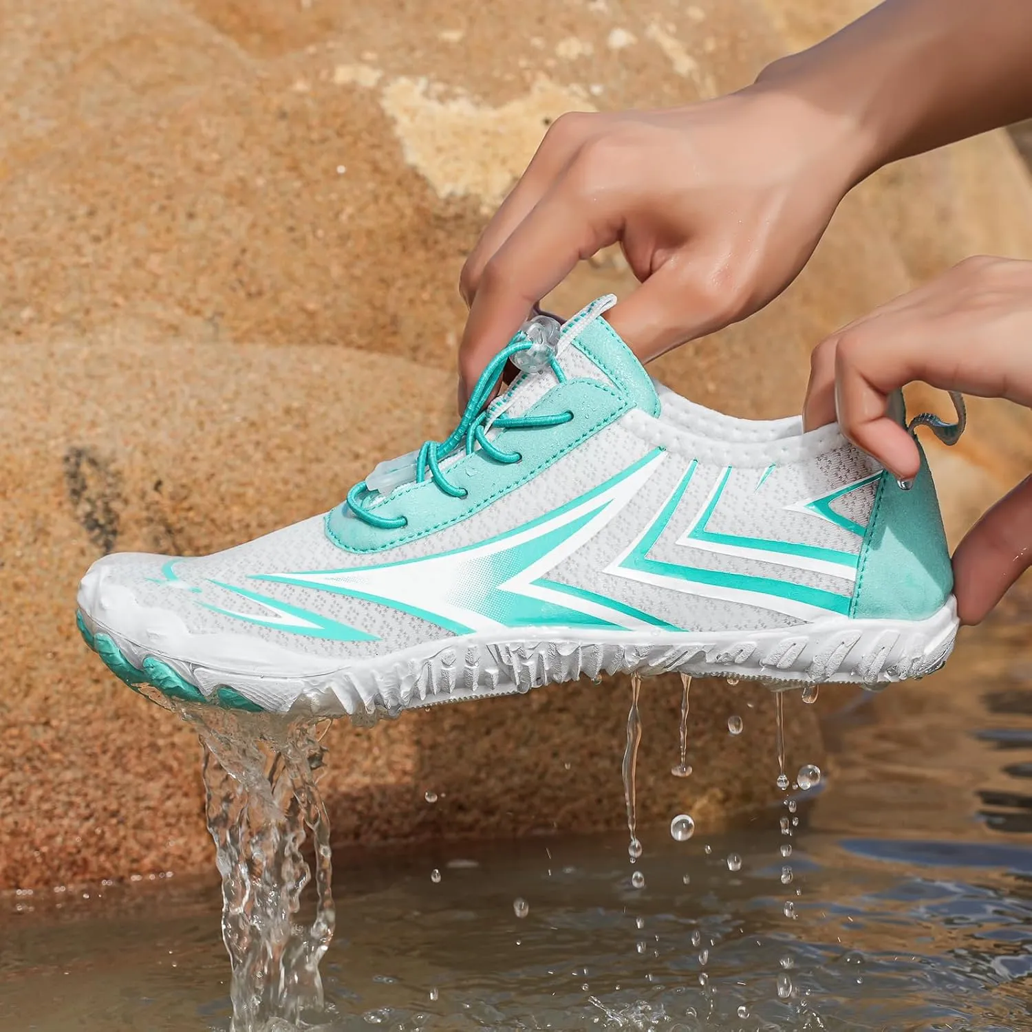 Grounded Footwear Barefoot Shoes Women&Men Neuropathy Hiking Footwear Barefoot Womens Shoes Non-Slip Outdoor Unisex Water Pro Beach Shoe Wide Toe Box Sneakers, Diabetic Shoe, Waterproof, Quick-Dry