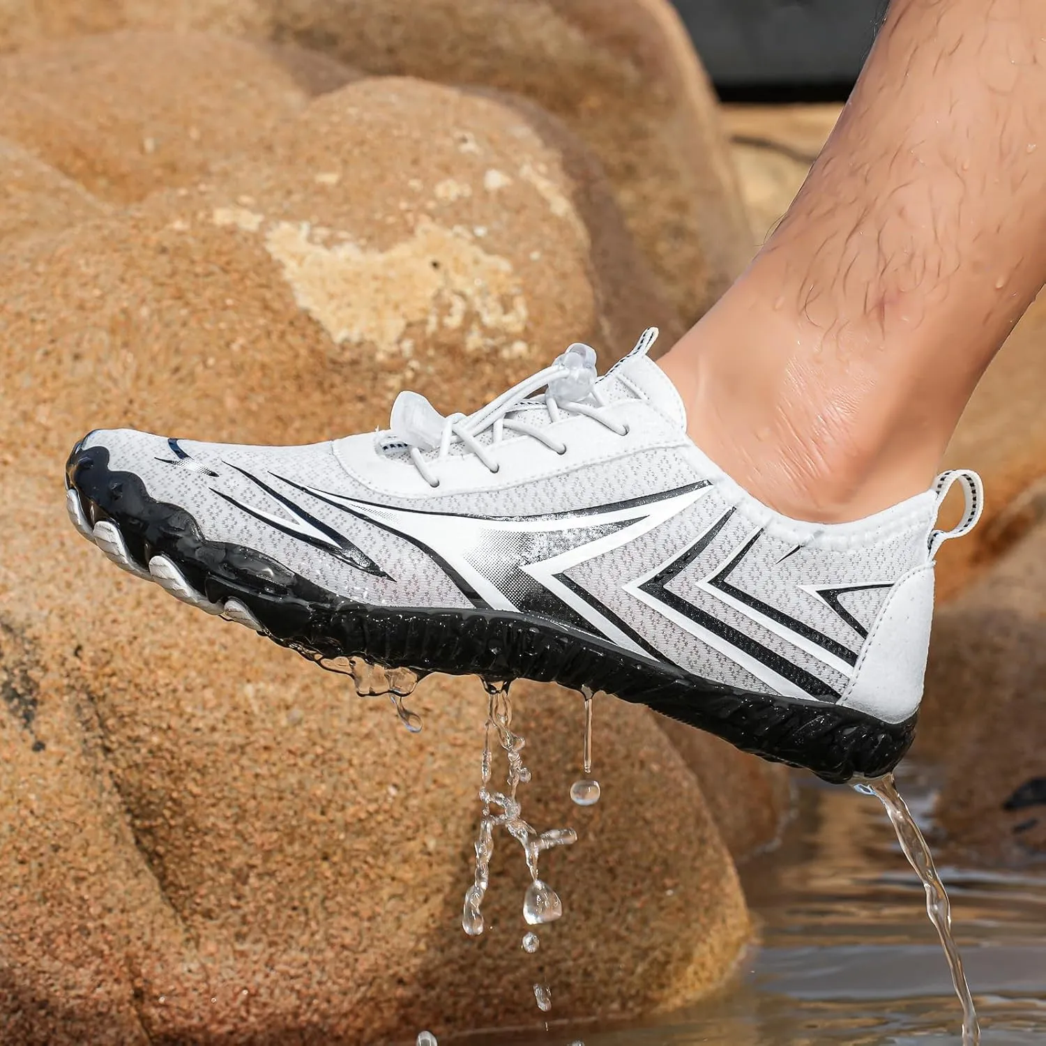 Grounded Footwear for Women Men Breathable Fashion Barefoot Shoes Non-Slip Healthy Walking Hiking Athletic Shoes