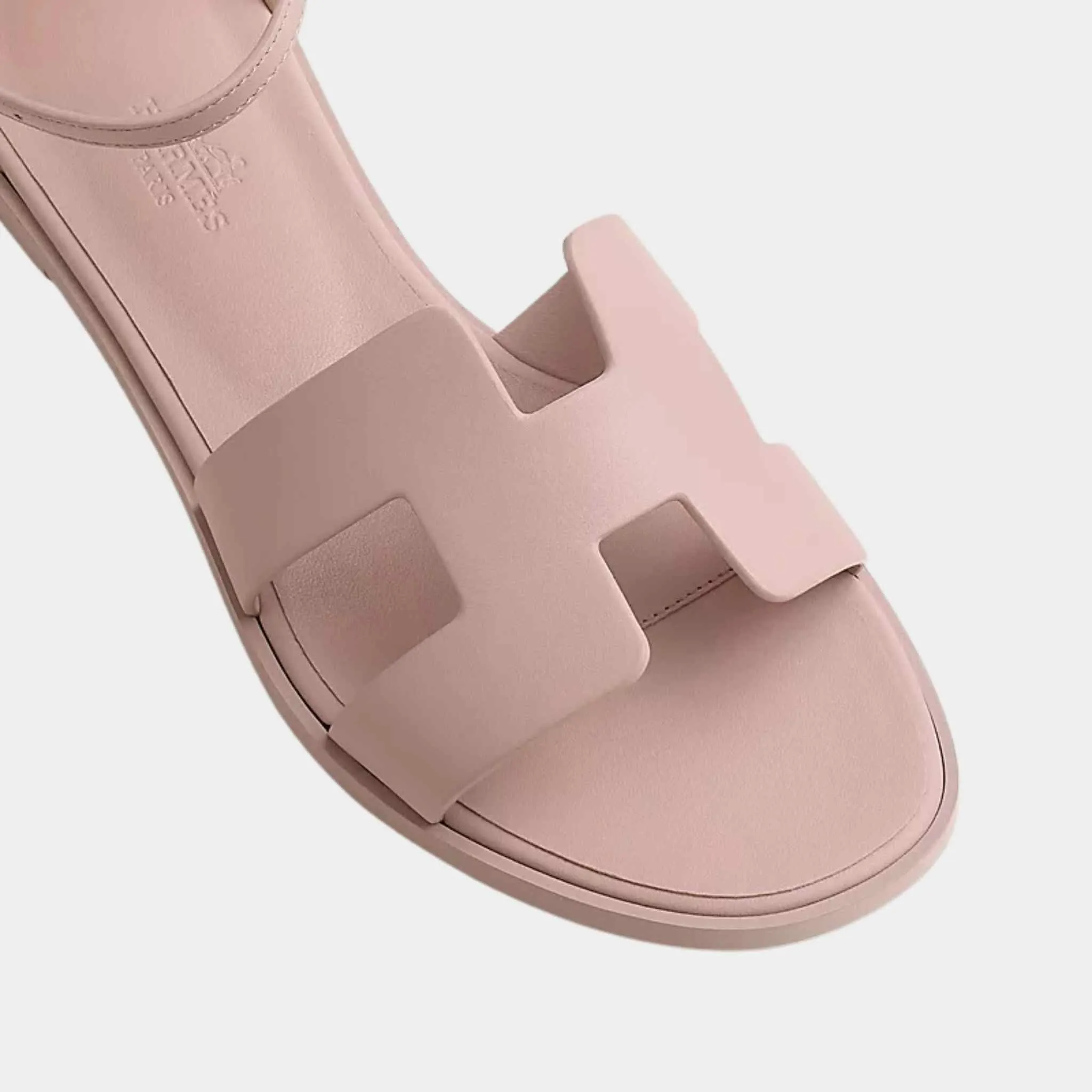 Hermes Santorini Sandals Pink Cancan