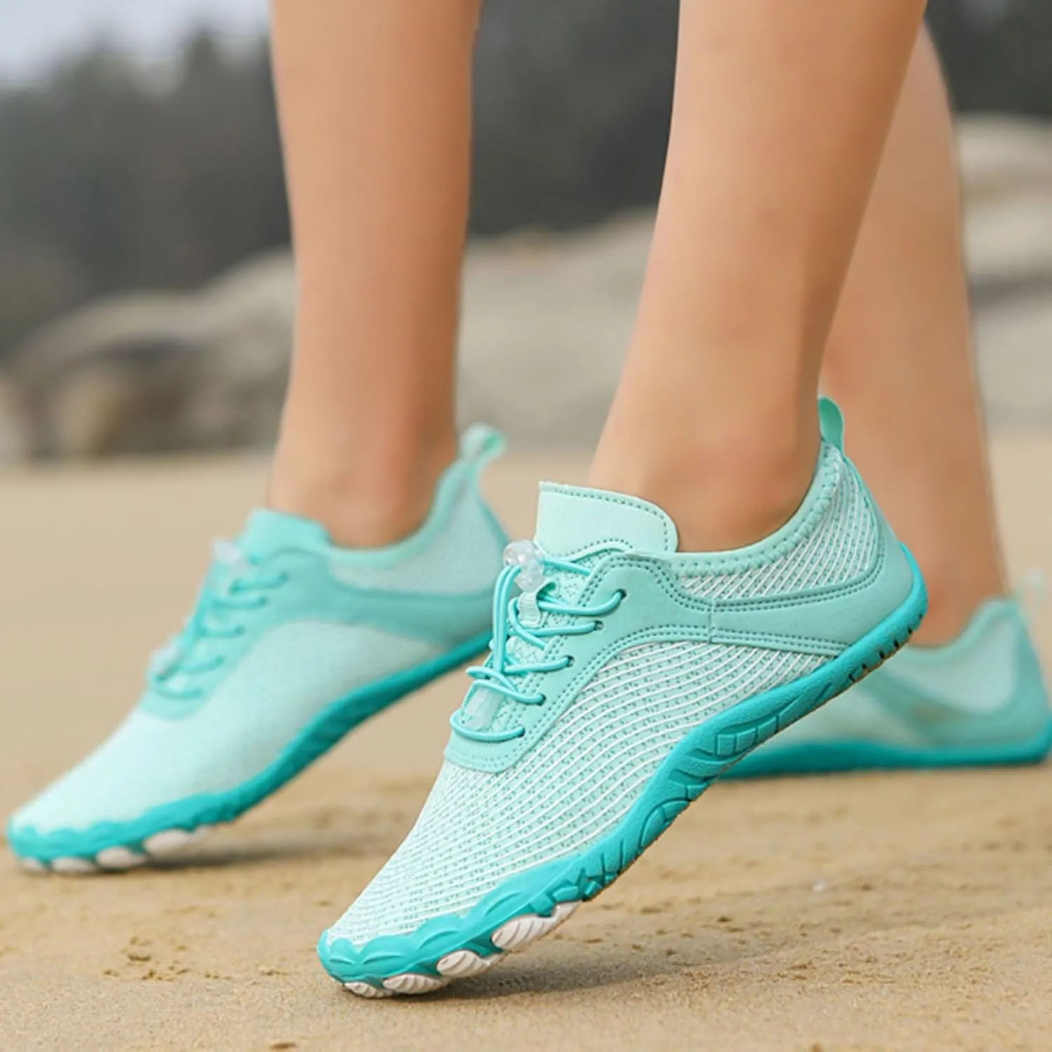 Hike Barefoot Shoes Women Mens Water Shoes Hiking Healthy Barefoot Shoe Women Men Wide Toe Box Non-Slip Barefoot Shoe Outdoor Waterproof Sneakers