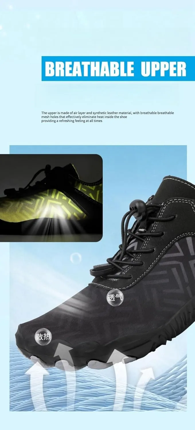 Hiking Footwear Barefoot Mens Womens Hike Barefoot Grounded Shoes Pro Barefoot Shoes with Wide Toe Box Healthy and Non-Slip Breathable Barefoot Shoes Outdoor Barefoot Sneakers Trail Hiking Shoe