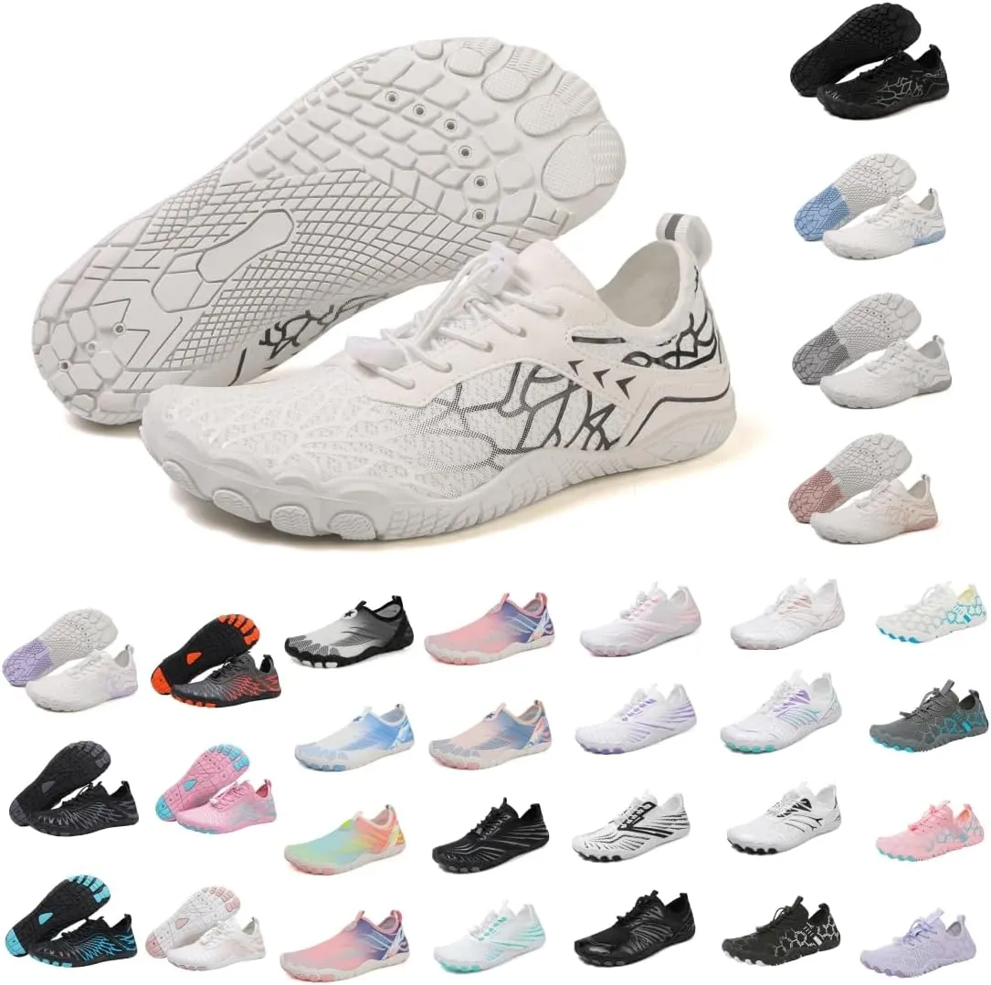Hiking Footwear Barefoot Womens Shoes Non-Slip Outdoor Unisex Grounded Footwear Barefoot Shoes for Neuropathy Women&Men Water Pro Barefoot Wide Toe Box Sneakers Athletic Quick-Dry Beach Swim Yoga